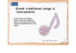 Greek Traditional Songs & Instruments