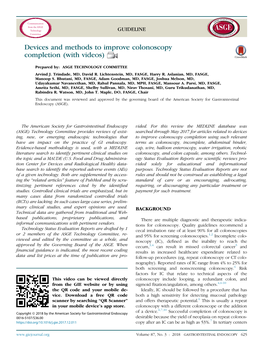 Devices and Methods to Improve Colonoscopy Completion (With Videos)