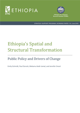 Ethiopia's Spatial and Structural Transformation