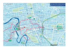 The Map of the Sendai City Area