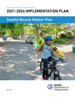Bicycle Master Plan (BMP) 2021 to 2024 Implementation Plan