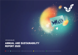 Annual and Sustainability Report 2020