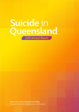 Suicide in Queensland 2019 Annual Report