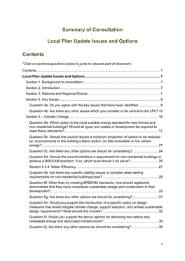Issues and Options Summary Consultation(PDF)