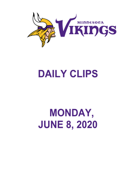 Daily Clips Monday, June 8, 2020