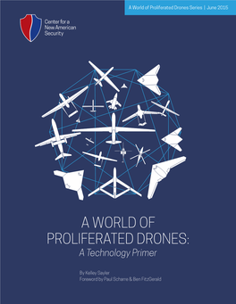 A WORLD of PROLIFERATED DRONES: a Technology Primer