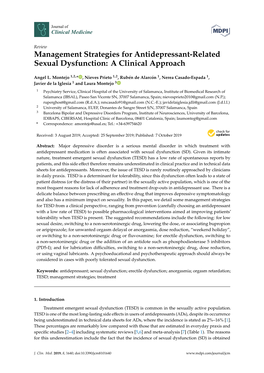 Management Strategies for Antidepressant-Related Sexual Dysfunction: a Clinical Approach