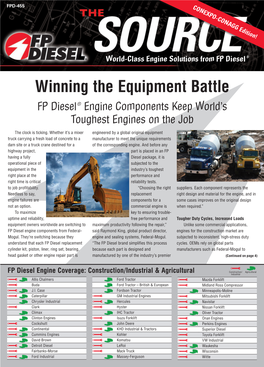 Winning the Equipment Battle FP Diesel® Engine Components Keep