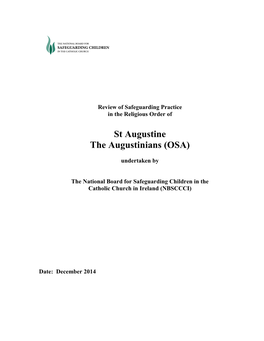 St Augustine the Augustinians (OSA)