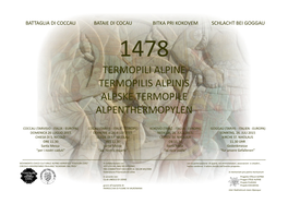 Termopili Alpine Termopilis Alpinis Alpske Termopile Alpenthermopylen