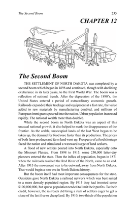 History of North Dakota Chapter 12