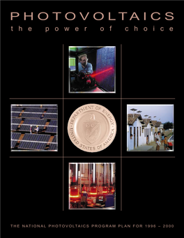 PHOTOVOLTAICS the Power of Choice