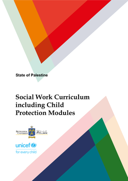 Social Work Curriculum Including Child Protection Modules