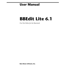 What Is Bbedit Lite?