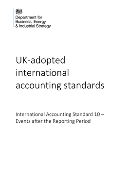 UK-Adopted International Accounting Standards
