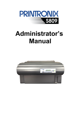 Administrator's Manual