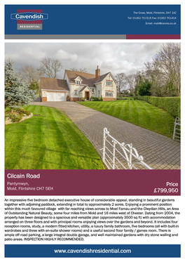 Cilcain Road Pantymwyn, Price Mold, Flintshire CH7 5EH £799,950