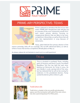 Prime-Ary Perspective: Texas