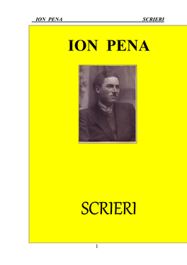 Scrieri Ion Pena Scrieri