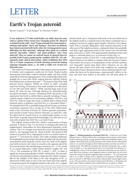 Earth's Trojan Asteroid