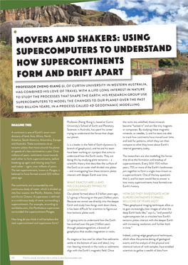 Using Supercomputers to Understand How Supercontinents Form and Drift Apart