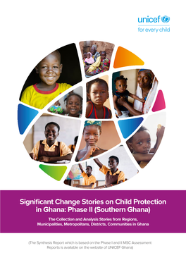 Significant Change Stories on Child Protection in Ghana: Phase II