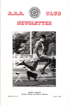 AAA Club Newsletter No. 23, July 1969