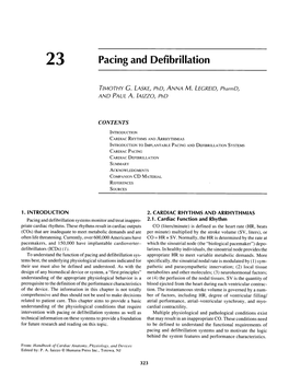 Pacing and Defibrillation