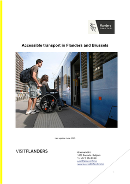 Accessible Transport in Flanders and Brussels