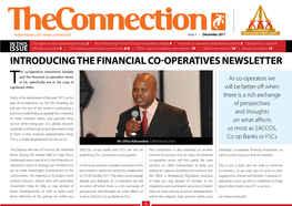Introducing the Financial Co-Operatives Newsletter