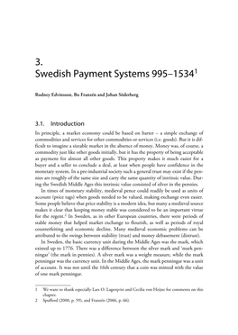 3. Swedish Payment Systems 995–15341