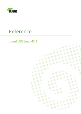 Reference Opensuse Leap 42.3 Reference Opensuse Leap 42.3