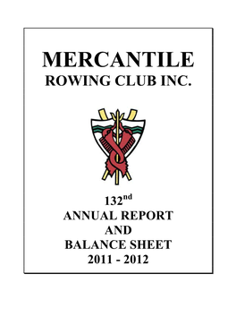 Mercantile Rowing Club Incorporated