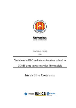 Isis Da Silva Costa(Doctorate)