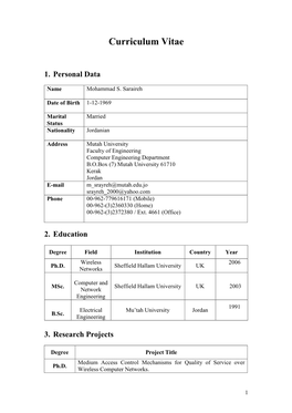 Curriculum Vitae