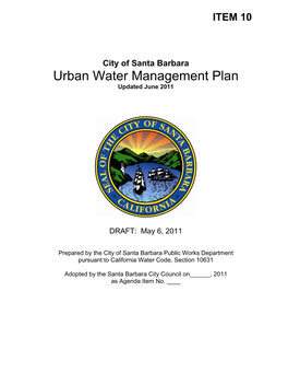 Urban Water Management Plan Updated June 2011