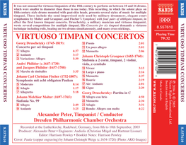 Virtuoso Timpani Concertos