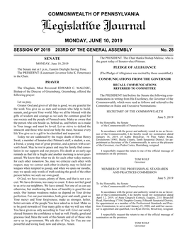 Legislative Journal