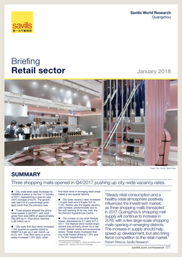 Briefing Retail Sector January 2018