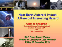 Near-Earth Asteroid Impact: a Rare but Interesting Hazard