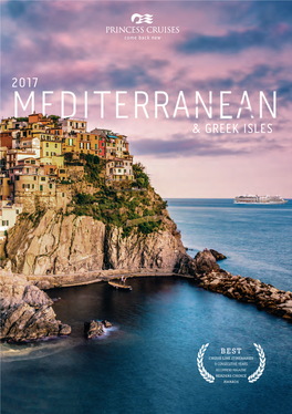 2017 Mediterranean & Greek Isles