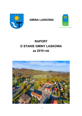 RAPORT O STANIE GMINY LASKOWA Za 2019 Rok