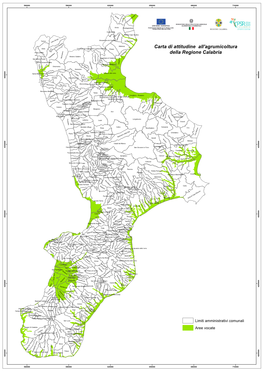 Carta Di Attitudine All'agrumicoltura Della Regione Calabria