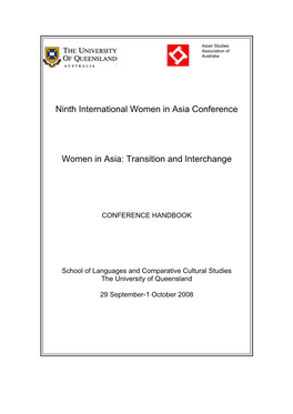 Women in Asia Conference