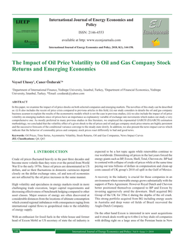 The Impact of Oil Price Volatility to Oil and Gas Company Stock Returns and Emerging Economies