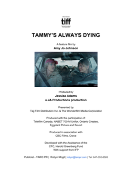 Tammy's Always Dying