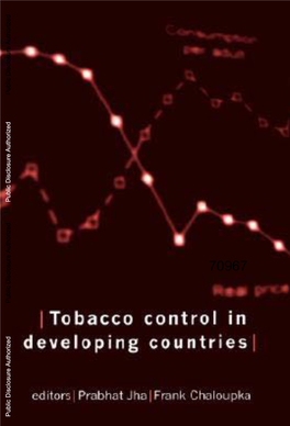 Tobacco Control in Developing Countries