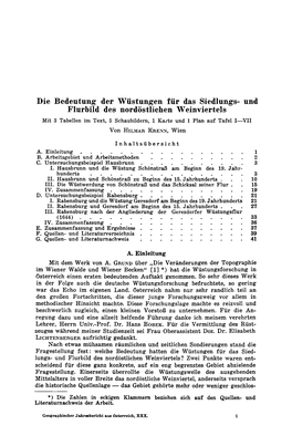 Die Bedeutung Der Wüstungen Für Das Siedlungs- Und Flurbild Des