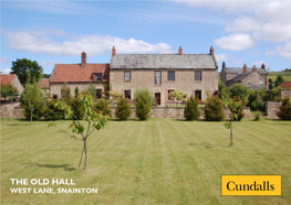 The Old Hall West Lane, Snainton