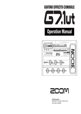 Operation Manual